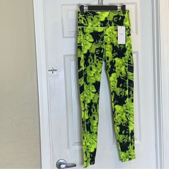 Yuna High Waisted Tie dye leggings size Small/Medium - Picture 3 of 9